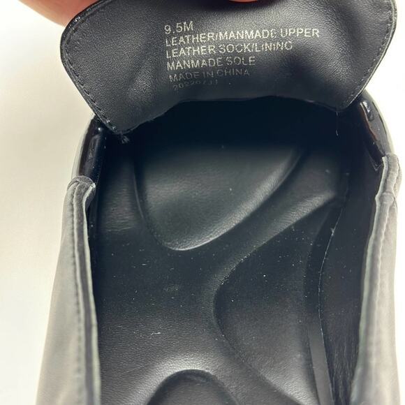 Antonio Melani Hale Black heeled block Mary Jane shoe size 9.5 - Picture 6 of 10